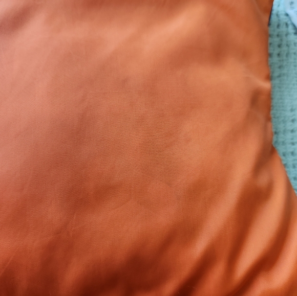 Men's Blue & Orange Reversible Puffer Vest Size L - Picture 10 of 12